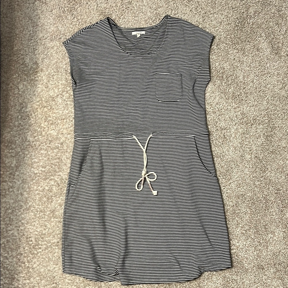 Maurices Black and White Striped Dress